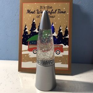 Mini lava sparkle lamp